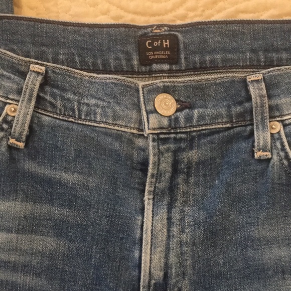 New! Citizens of Humanity Jazmin Ankle Cuffed Slim Straight Jeans 30 Pacifica - Picture 11 of 15